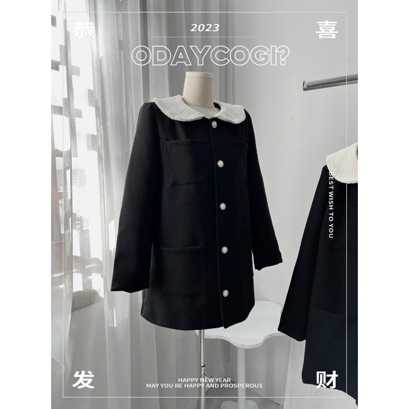 ÁO VÁY KHOÁC DẠ TWEED TIỂU THƯ