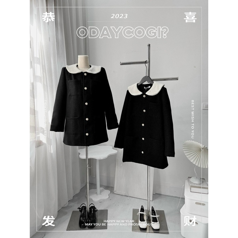 ÁO VÁY KHOÁC DẠ TWEED TIỂU THƯ