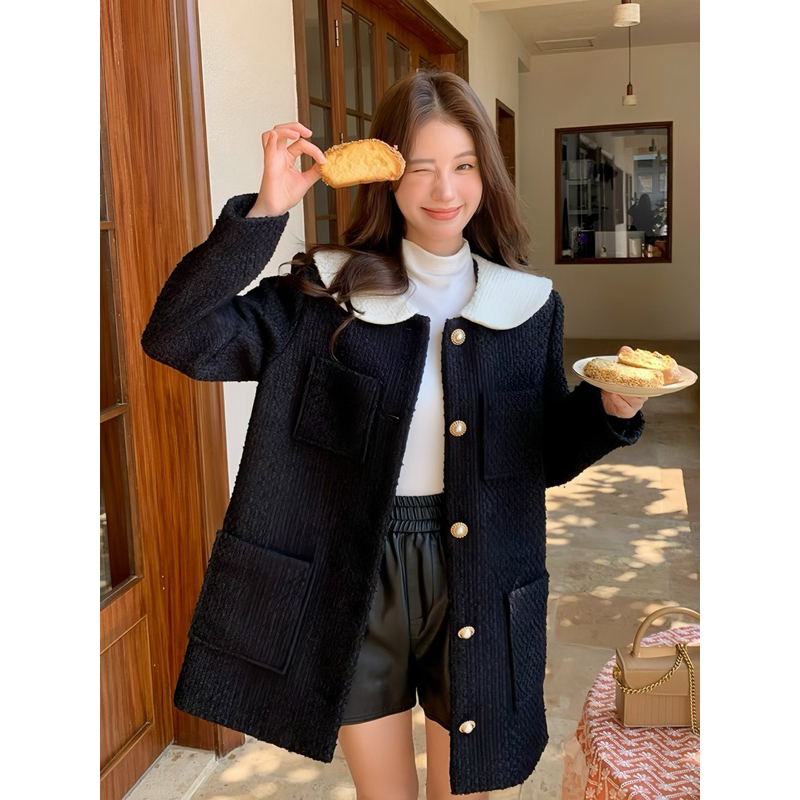 ÁO VÁY KHOÁC DẠ TWEED TIỂU THƯ