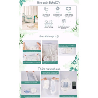 Tã Bỉm Bebejoy Hàn Quốc có đủ size Chính hãng thấm hút cực nhanh, chống tràn, siêu mềm mịn cho bé