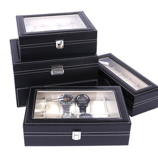 Hộp đựng đồng hồ 12 ngăn bằng da cao cấp