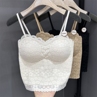 Áo bra ren hoa, áo cup ngực 2 dây nữ may kèm đệm ngực lưng chun co giãn form ôm gọn thoáng mát sexy gợi cảm hot tre 1889