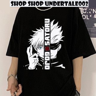 Áo Thun GOJO SATORU, Áo Anime hình in sắc nét cực ngầu, Chất liệu cotton co dãn 4 chiều