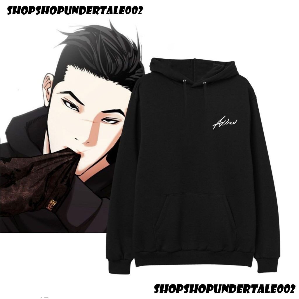 Áo hoodie nỉ Logo Allied Park Hyung Seok Lookism Manhwa Hàn Quốc mẫu mới