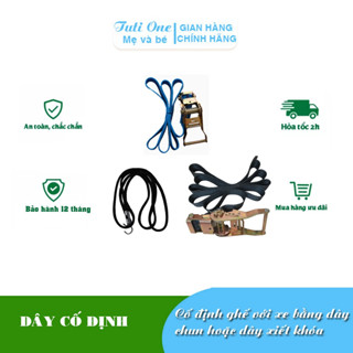 Dây chun buộc, dây xiết khóa ghế ngồi xe máy an toàn cho bé