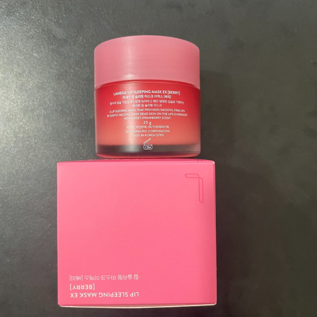 Mặt Nạ Ngủ Môi Dưỡng Ẩm, Căng Bóng Mềm Mịn Hương Dâu Laneig Lip Night Mask 3g, 20g