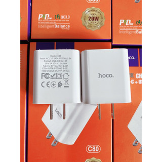 combo 10 Củ sạc nhanh 2 cổng Hoco C80 giá sỉ