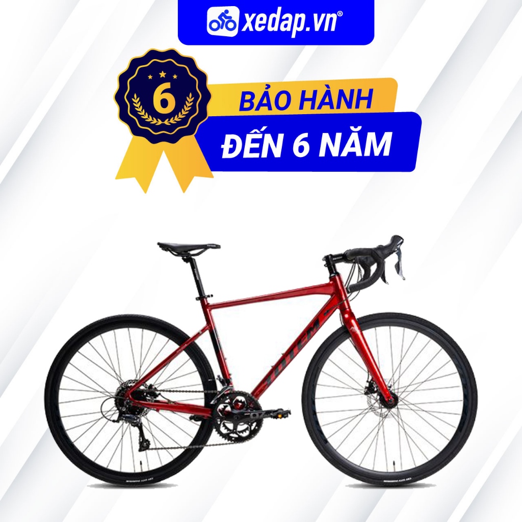 Xe Đạp Đua Đường Trường Road TOTEM Flash 2 – Phanh Đĩa, Bánh 700C