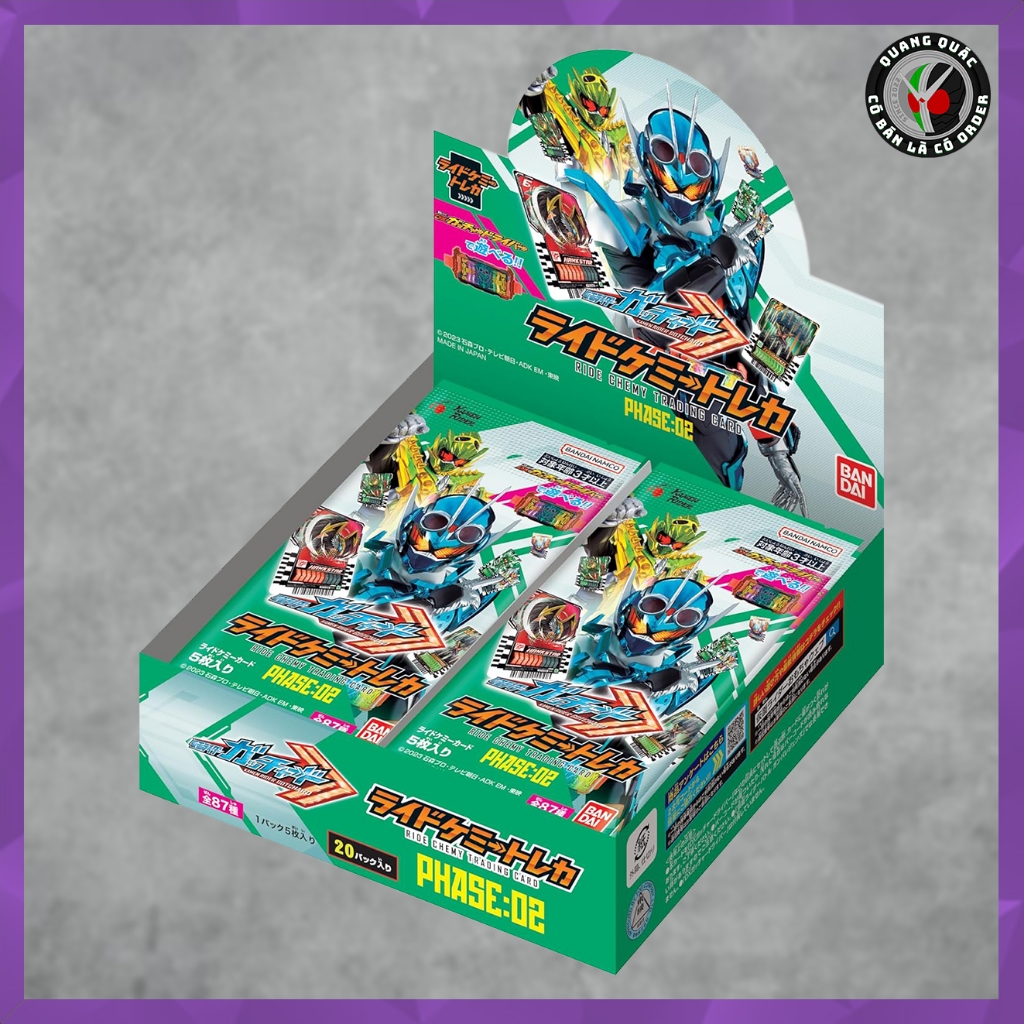 Ride Chemy Phase:02 - Kamen Rider Gotchard - Ride Chemy Trading Card Game