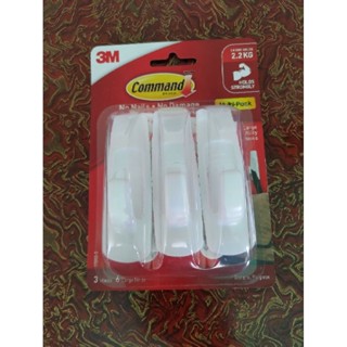 Bộ móc treo dán tường 3M Command 2,2kg
