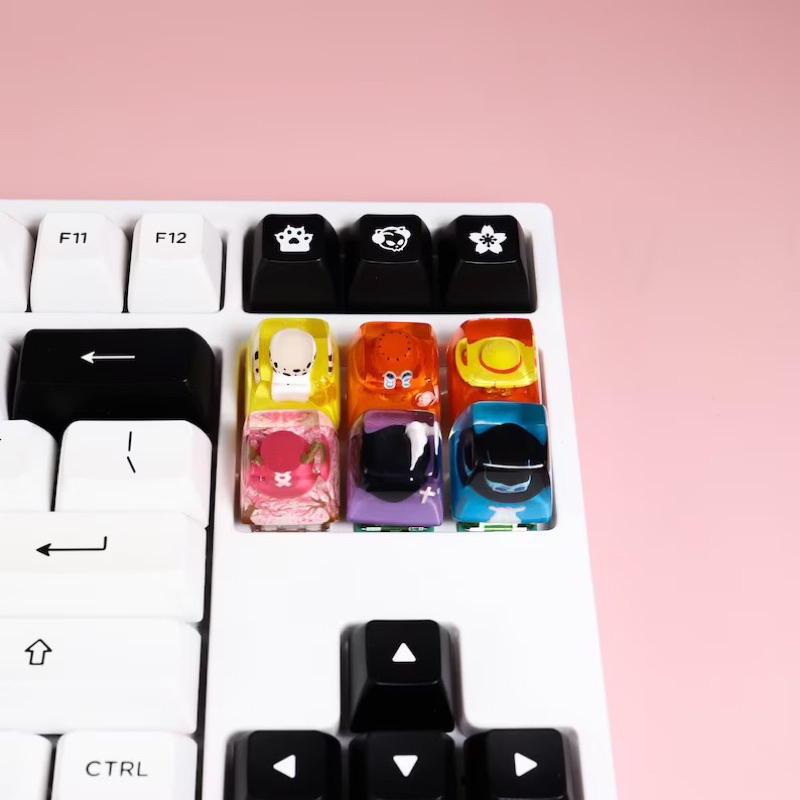 One Piece Luffy Keycaps, Nút bàn phím lẻ mũ Luffy, Keycap One piece