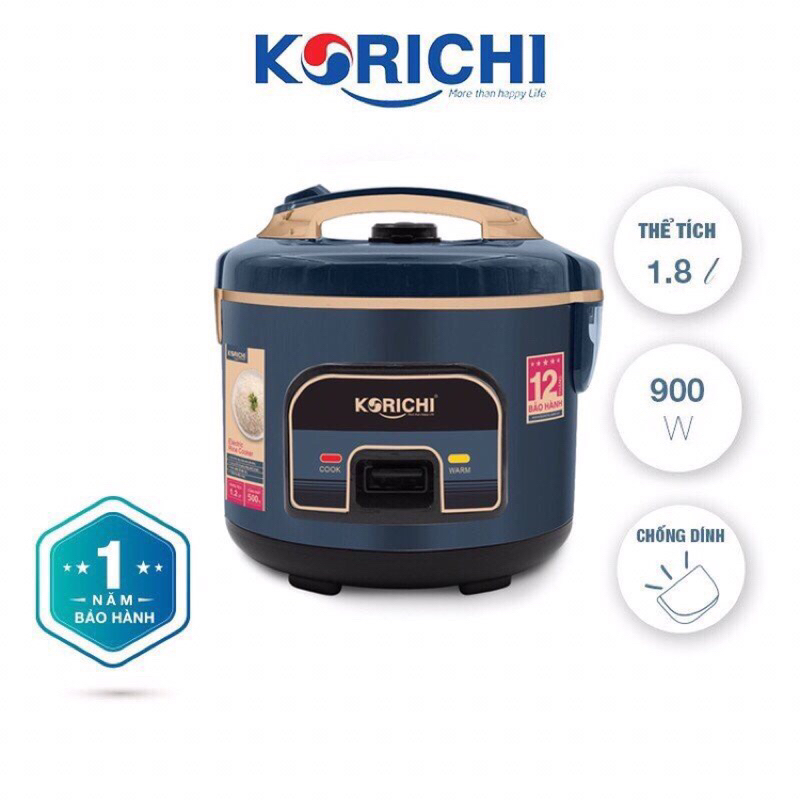 Nồi cơm điện lòng niêu KORICH 1,8 lít KRC-1818