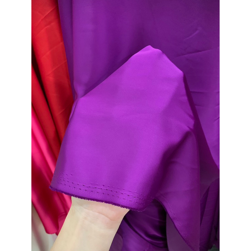 [ VẢI NAKI ]Bảng màu 2 - Vải Lụa Hàn Châu ( Lụa Tô Châu, Mã não ) dòng cao cấp dày xịn khổ 1,5m