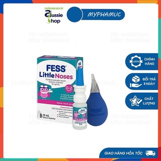 Xịt mũi trị ngạt, giảm khô niêm mạc mũi Fess Little Noses