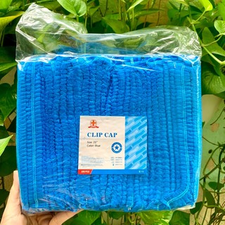 Mũ trùm tóc, mũ dùng một lần 100 cái/ bịch - Nón con sâu, mũ y tế con sâu