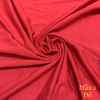 1 mét vải thun poly 4 chiều nhiều màu khổ 1m6 hàng công ty