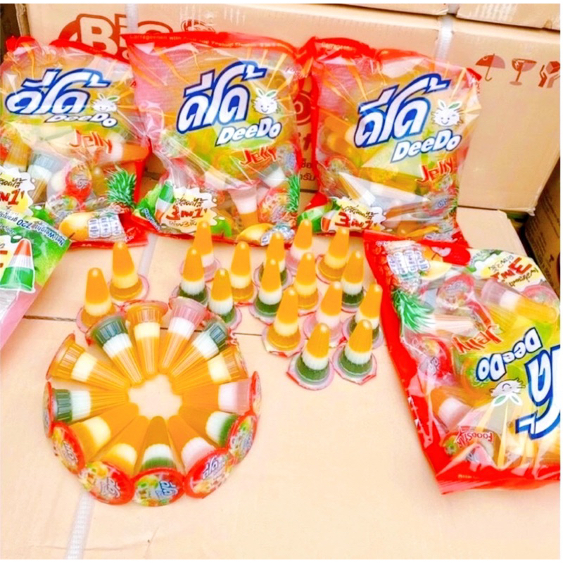 Thạch trái cây Deedo 3 lớp Thái Lan 720g