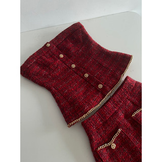 Cherie Set thiết kế set ba món tweed cao cấp