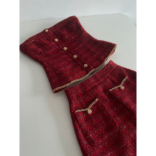 Cherie Set thiết kế set ba món tweed cao cấp