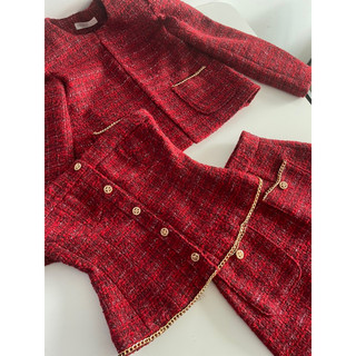 Cherie Set thiết kế set ba món tweed cao cấp