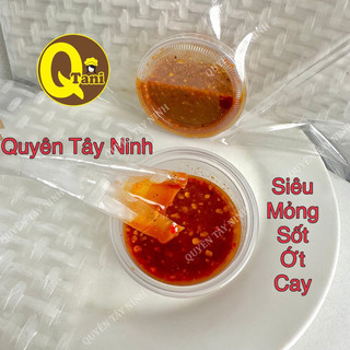 Bánh tráng siêu mỏng chấm sốt muối tắc siêu cay - quyên tây ninh