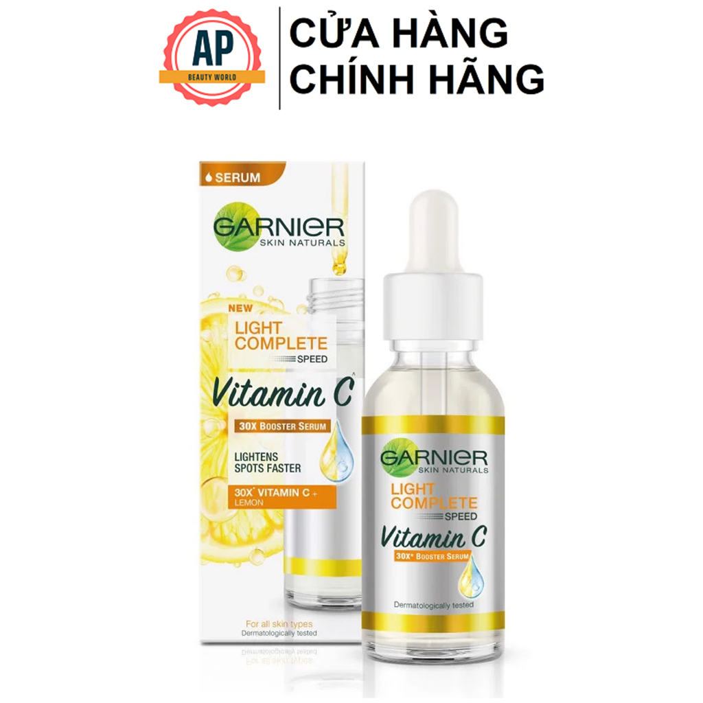 Serum trắng da ganier vitamin c 30 giảm mụn serum ganier tinh chất vitamin c giảm thâm mụn 30ml