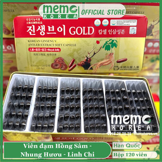 (Có Date 7/2026) Viên đạm Hồng Sâm Nhung Hươu Linh Chi Dongwon Hàn Quốc - Hộp 120 viên* 830mg