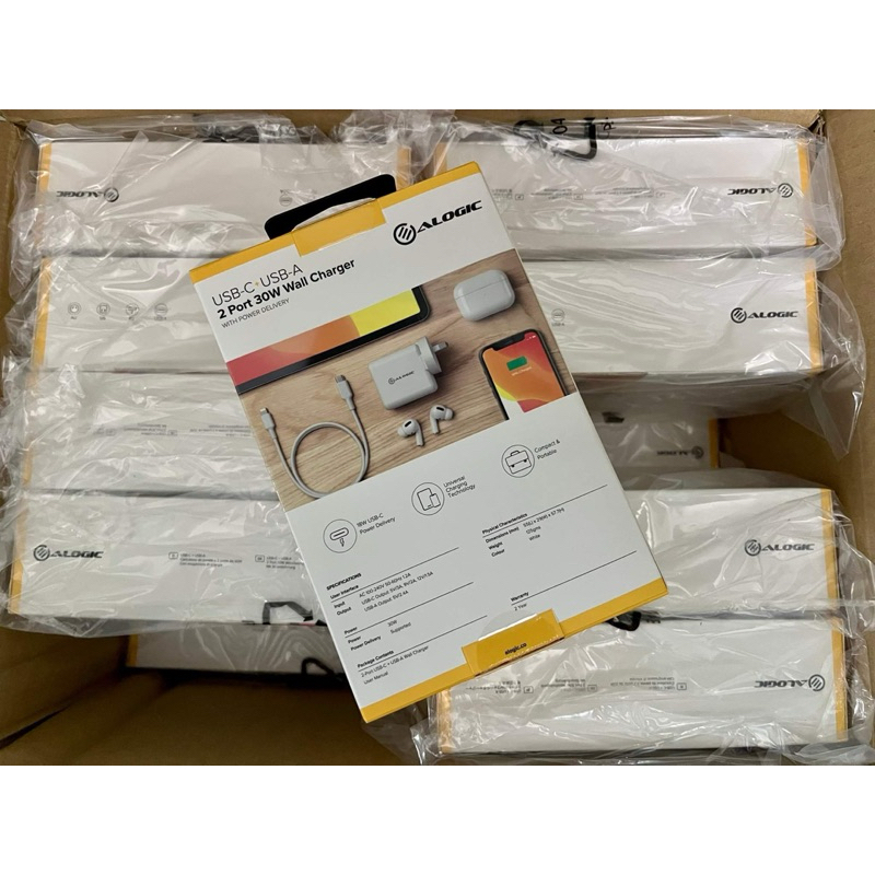 Sạc nhanh Alogic 30W PD Trắng USBC