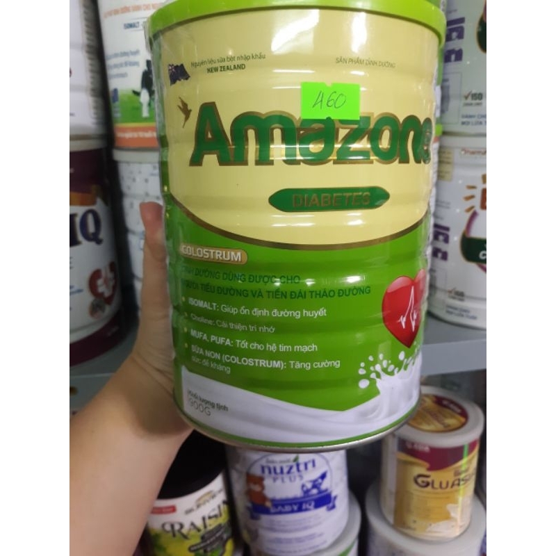 Sữa tiểu đường AMAZONE 900g hsd 03/2025