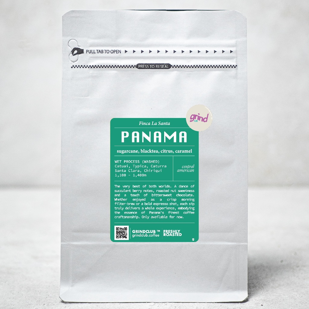 Cà phê Panama Finca La Santa - 250g rang mới - grindclub.coffee
