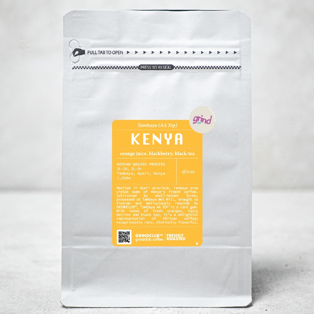 Cà phê Kenya Nyeri Tambaya - rang mới - grindclub.coffee
