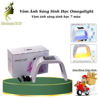 Vòm ánh sáng sinh học 7 màu omega light máy ánh sáng 7 màu dùng cho spa chính hãng bh12 tháng.