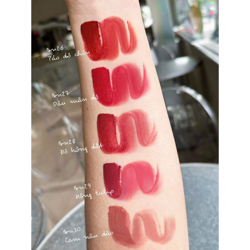 SON KEM BERNICE MẪU 2023 - SON KEM LÌ BERNICE CHÍNH HÃNG