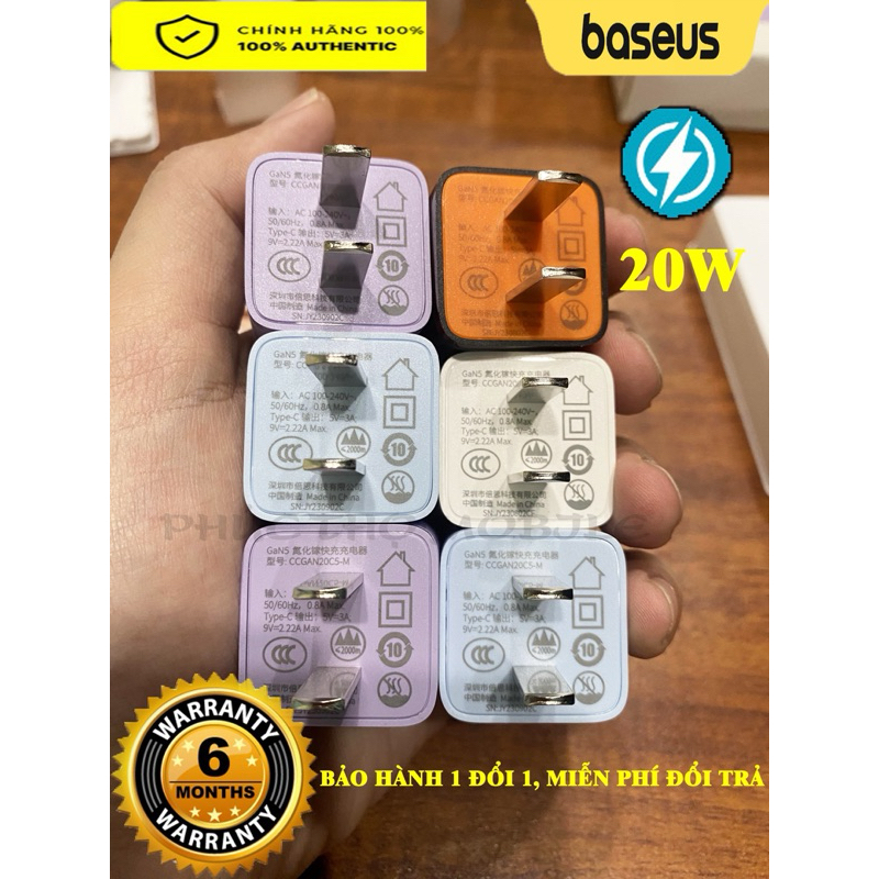 Củ sạc 20W BASEUS GaN5 chính hãng