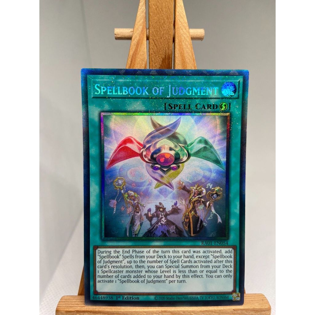 Thẻ Bài Yugioh Spell Spellbook of Judgment - RA01-EN054