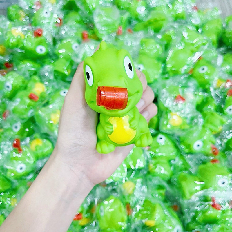Đồ Chơi Khủng Long Bóp Thè Lưỡi Kêu Chít Chít Vui Nhộn