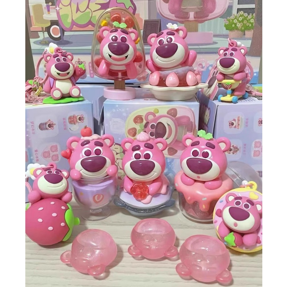 Blindbox Lotso Ice ngộ nghĩnh, Hộp mù ngạc nhiên Gấu dâu Cute _ TingTing
