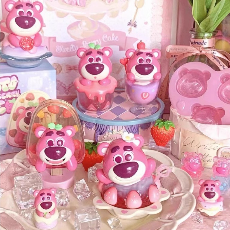 Blindbox Lotso Ice ngộ nghĩnh, Hộp mù ngạc nhiên Gấu dâu Cute _ TingTing