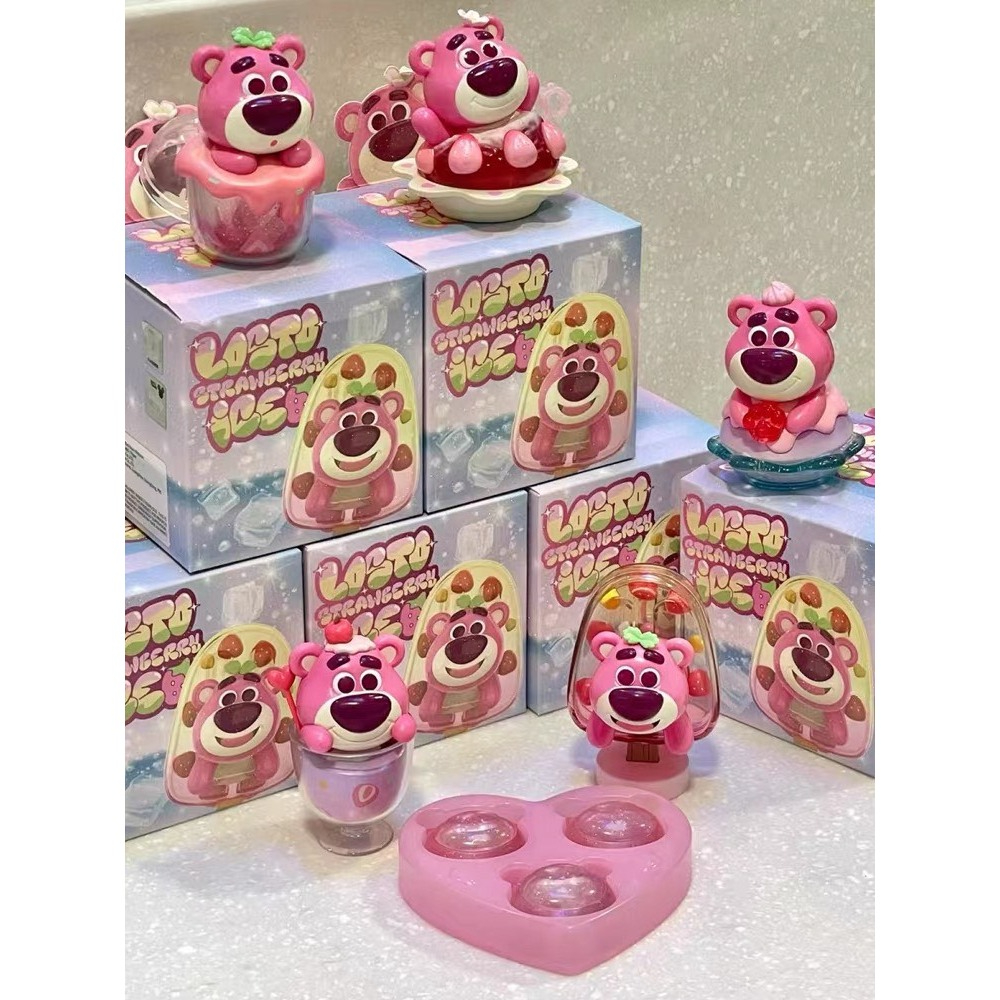 Blindbox Lotso Ice ngộ nghĩnh, Hộp mù ngạc nhiên Gấu dâu Cute _ TingTing