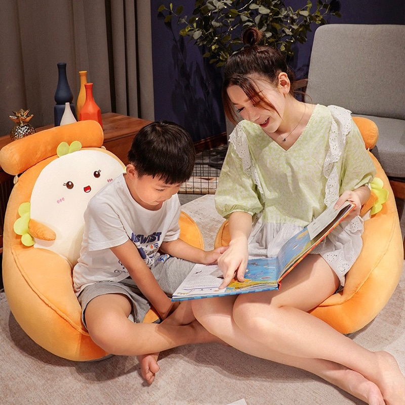 Ghế lười sofa gấu bông gấu trúc Panda đệm ngồi bệt nệm lót ghế dựa lưng siêu to (Mã 06)