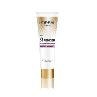 Kem chống nắng l’oreal paris uv defender bright & clear uv serum protector spf 50+ pa++++ hsd 4.2024
