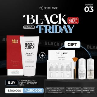 [Quà tặng] Kem dưỡng cao cấp Chống lão hóa, Giảm nếp nhăn và Căng bóng Rosa Graf Forty Plus Up Cream Be'Balance