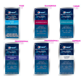 Miếng dán Trắng Răng Crest 3D whitening [USA] Crest Superme Professional Effect