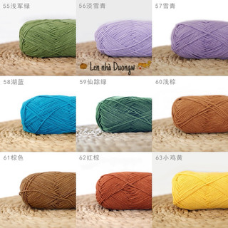 Len Baby Yarn Bảng Màu 2(46-67)