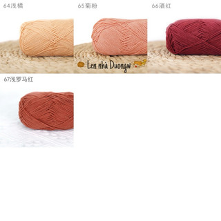 Len Baby Yarn Bảng Màu 2(46-67)