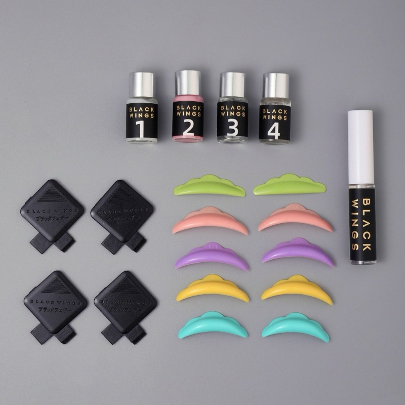 SET UỐN MI BLACKWINGs, collagen 6D