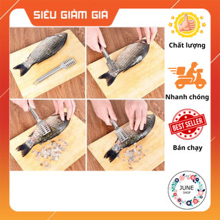 Dụng cụ lóc đánh vảy cá đồ cạo vảy cá inox nhanh chóng sạch sẽ