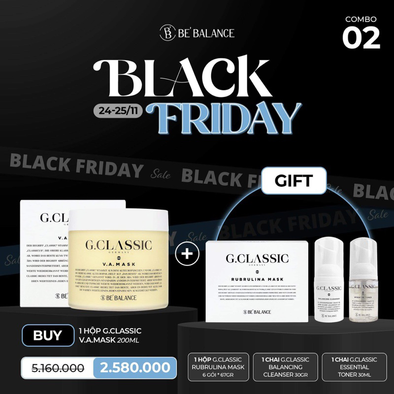 MẶT NẠ V.A MASK BEBALANCE 200G