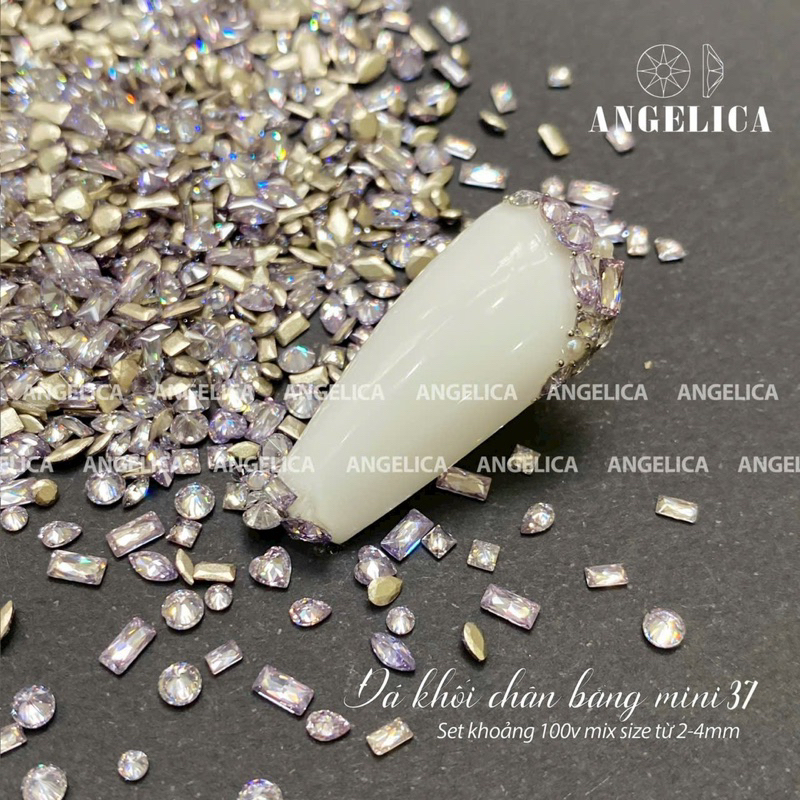 Set đá khối chân bằng supper mini siêu sáng