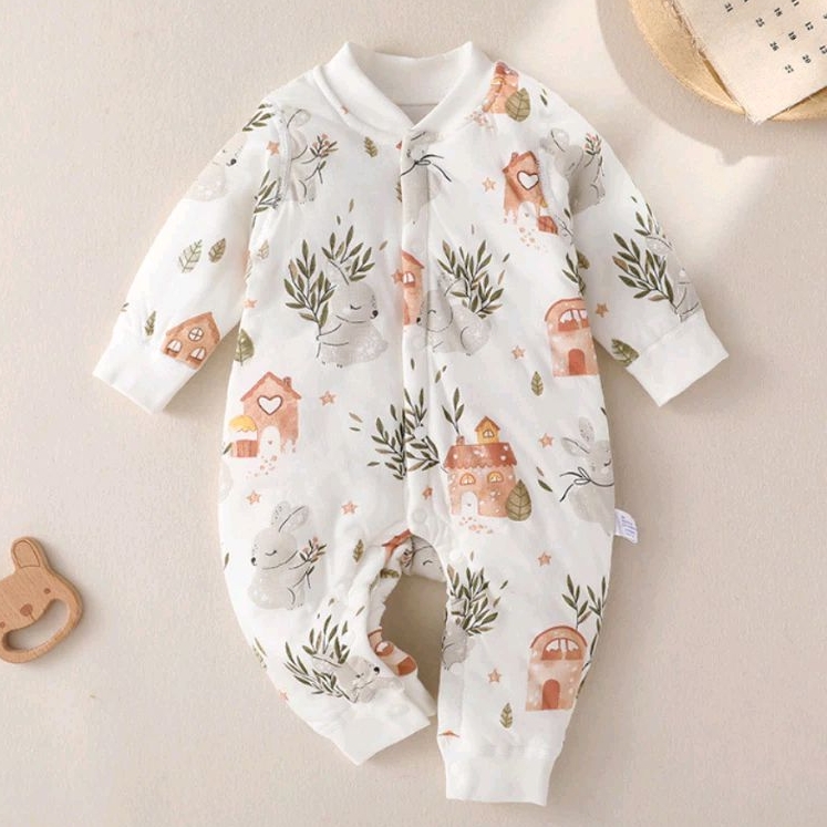 Quần áo trẻ em mùa đông💖FREESHIP💖  Bộ bodysuit cotton trần bông cho bé trai bé gái 2023